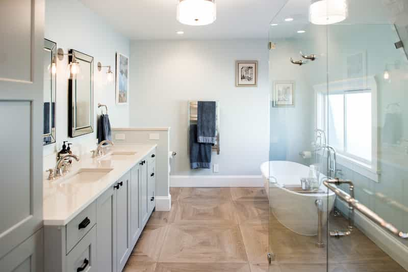 large bathroom layout